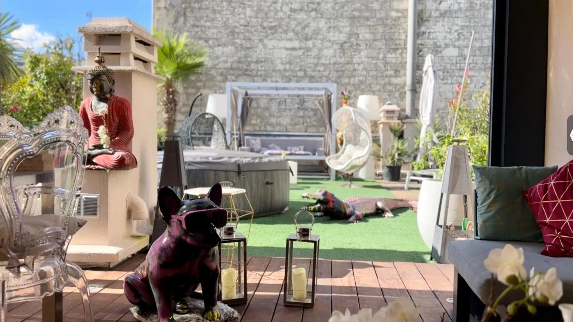 דירה פריז Luxury Rooftop Escape With Jacuzzi & Sacre-Coeur View