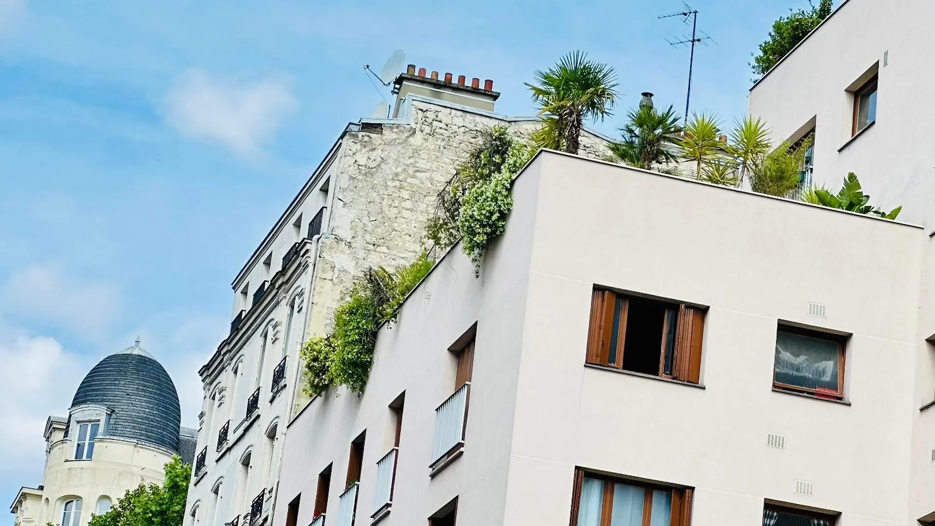 דירה פריז Luxury Rooftop Escape With Jacuzzi & Sacre-Coeur View